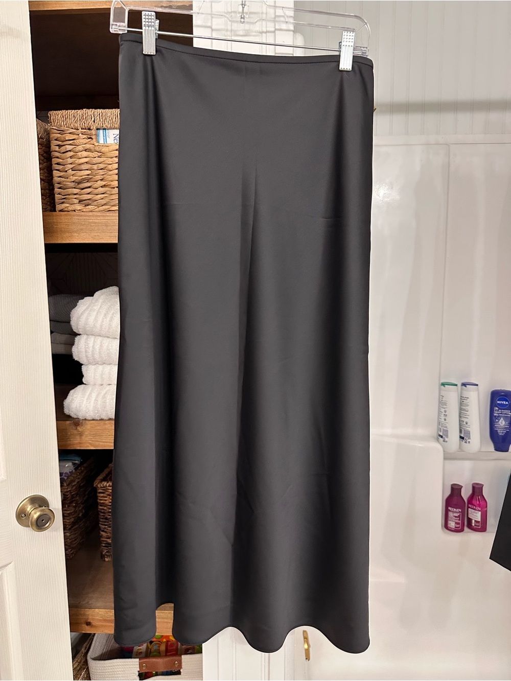 ANTONIO MELANI Black Maxi Skirt